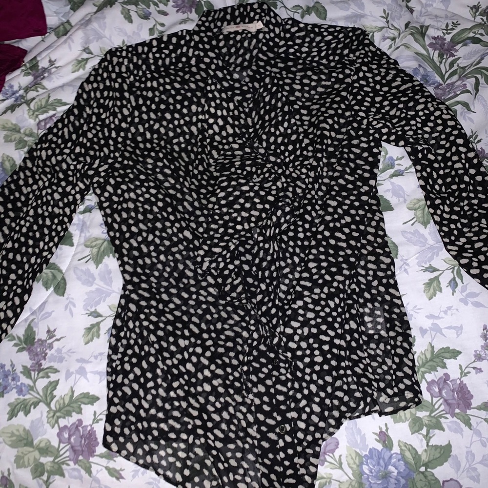 tory burch ruffle shirt